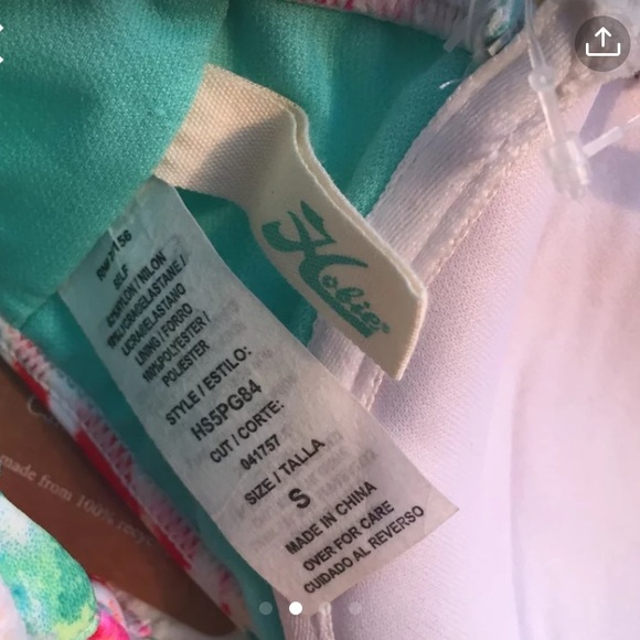 Hobie Push up bandeau Halter bikini top - Picture 2 of 4